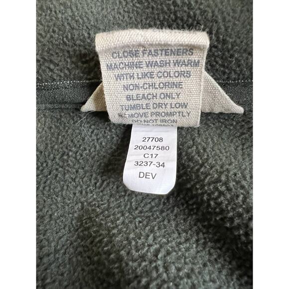 Duluth Trading Hooded Heavy Fleece Jacket Cargo Anorak Women's Size L Full Zip - Picture 4 of 5